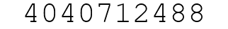 Number 4040712488.