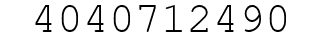 Number 4040712490.