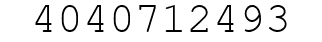 Number 4040712493.