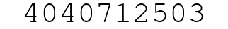 Number 4040712503.