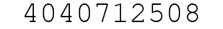 Number 4040712508.
