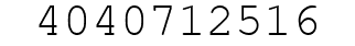 Number 4040712516.