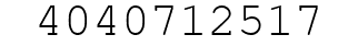 Number 4040712517.