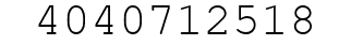 Number 4040712518.