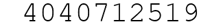 Number 4040712519.