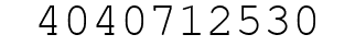 Number 4040712530.