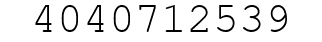 Number 4040712539.
