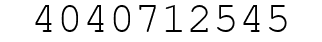 Number 4040712545.