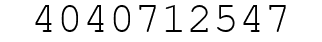 Number 4040712547.