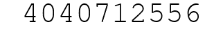 Number 4040712556.