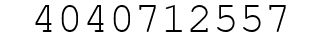 Number 4040712557.