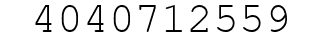 Number 4040712559.