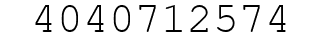 Number 4040712574.