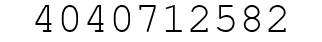 Number 4040712582.