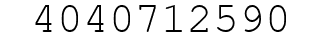 Number 4040712590.