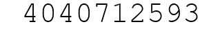 Number 4040712593.