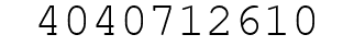 Number 4040712610.