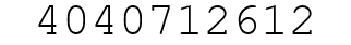 Number 4040712612.