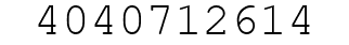 Number 4040712614.