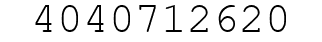 Number 4040712620.