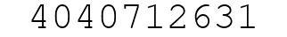 Number 4040712631.