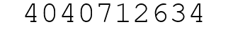 Number 4040712634.