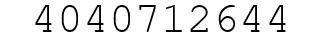Number 4040712644.
