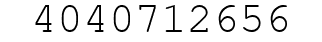 Number 4040712656.