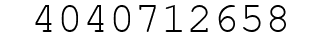 Number 4040712658.