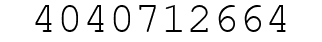 Number 4040712664.