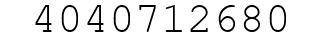 Number 4040712680.