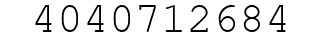Number 4040712684.