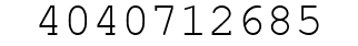 Number 4040712685.
