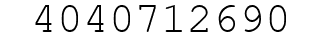 Number 4040712690.