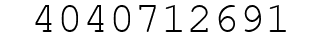 Number 4040712691.