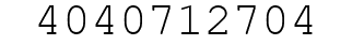 Number 4040712704.