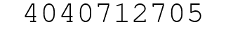 Number 4040712705.