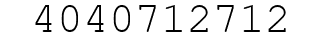 Number 4040712712.
