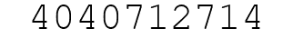 Number 4040712714.