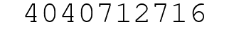 Number 4040712716.