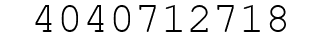 Number 4040712718.