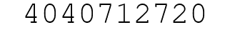 Number 4040712720.