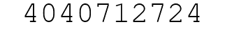 Number 4040712724.