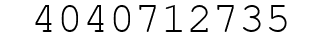 Number 4040712735.