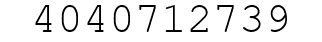 Number 4040712739.