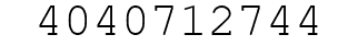 Number 4040712744.