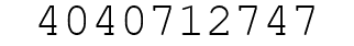 Number 4040712747.