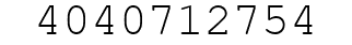 Number 4040712754.