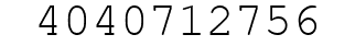 Number 4040712756.