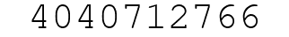 Number 4040712766.